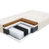 Materac multipocketowy GRADO podwójny kokos - 100 x 200 - H4 twardy / H5 bardzo twardy - 19 cm