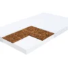 Materac piankowy BABY COCO MAX kokos - 60 x 120 - H2 średnio miękki / H3 średnio twardy - 10 cm