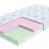 Materac piankowy MILETO pianka, visco - 70 x 140 - H2 średnio miękki / H3 średnio twardy - 11 cm