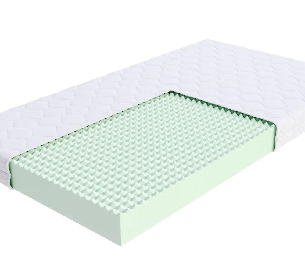 Materac piankowy EASY 4KIDS pianka jeż - 70 x 140 - H3 średnio twardy - 12 cm