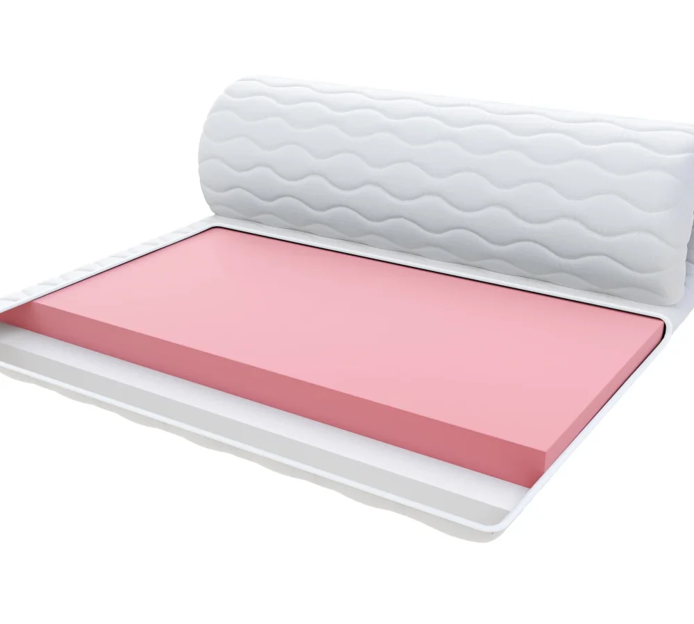 Nakładka na materac PIANKA VISCO 9 cm Dwustronna nakładka z pianką VISCO - 100 x 200 - 9 cm