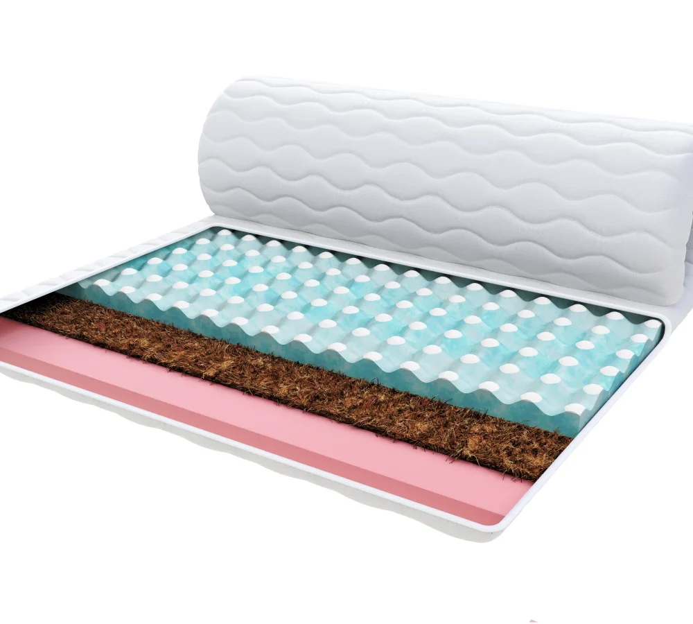 Nakładka na materac MALTA PIANKA VISCO KOKOS - 100 x 200 - 7 cm