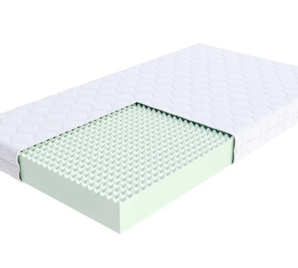 Materac piankowy EASY strefowa pianka poliuretanowa - 120 x 200 - H3 średnio twardy - 12 cm