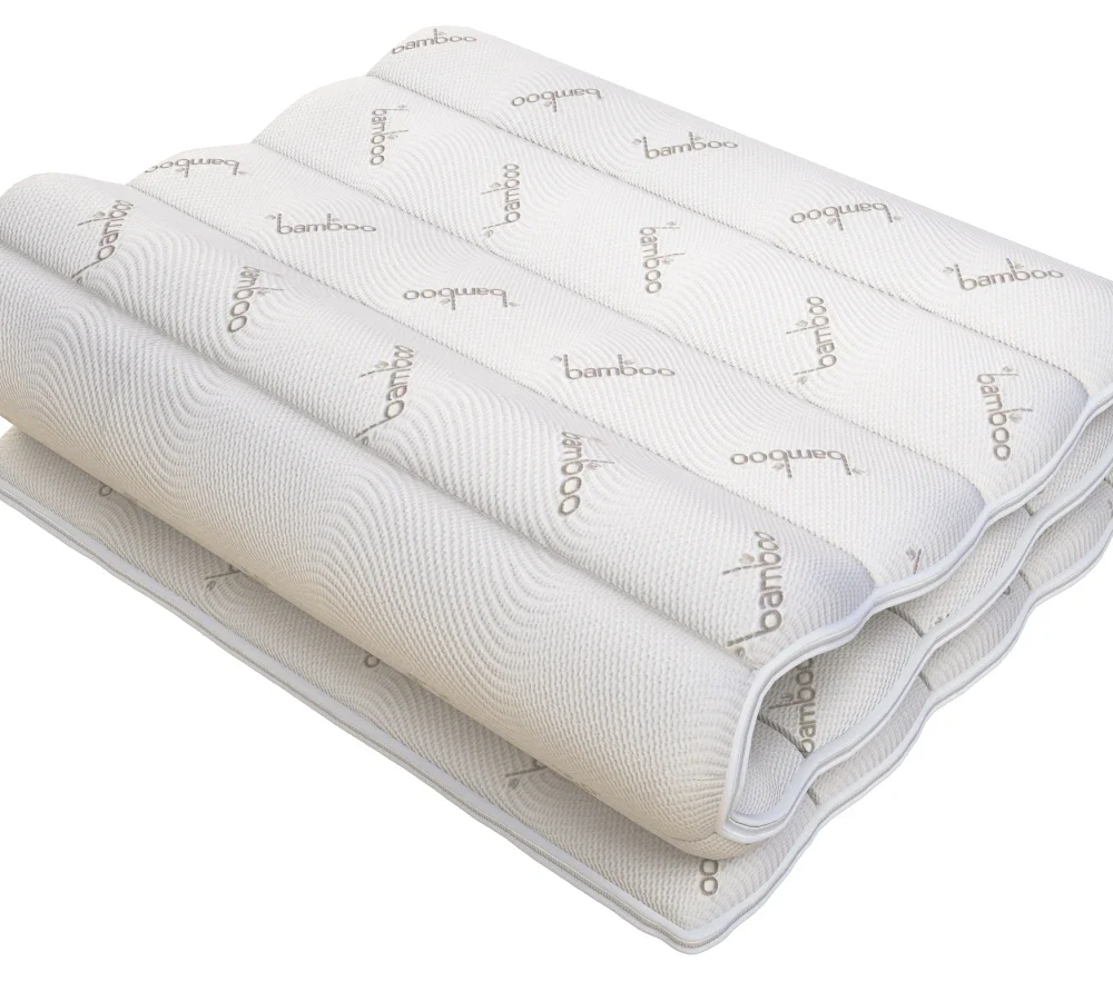 Pokrowiec na materac BAMBOO Rozmiar: 100 x 200, Wysokośc pokrowca: 12 cm