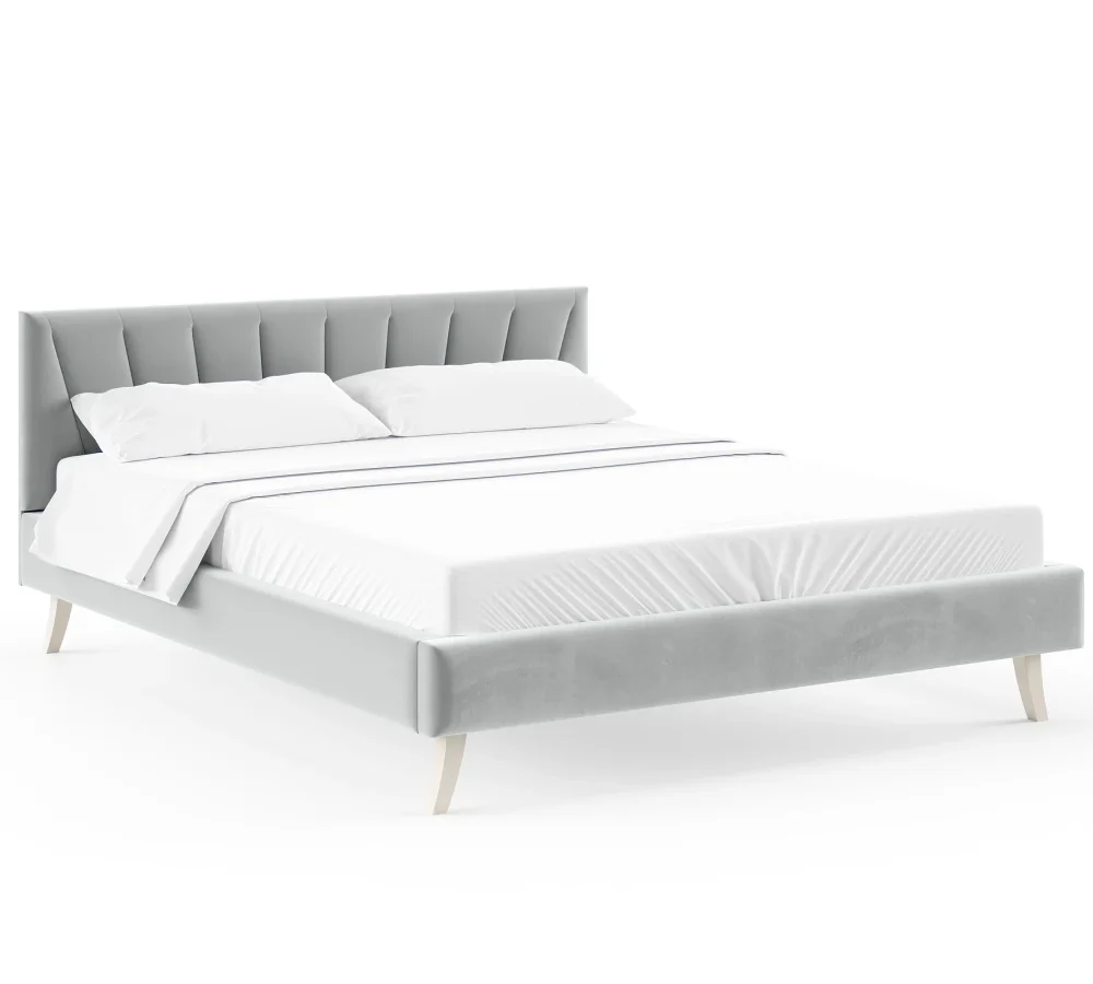 Łóżko tapicerowane HEAVEN rama, stelaż drewniany - 120x200 - TRINITY - Czarny