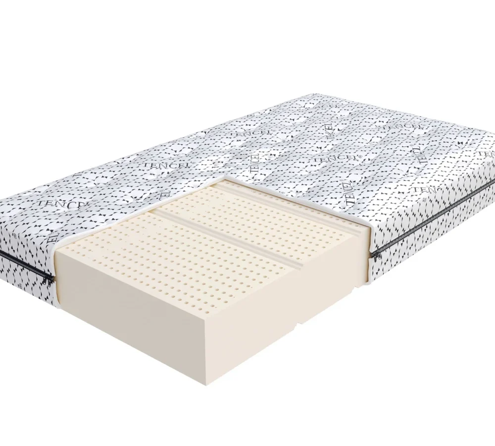 Materac lateksowy VALORE Lateks - 120 x 200 - H2 średnio miękki - 19 cm