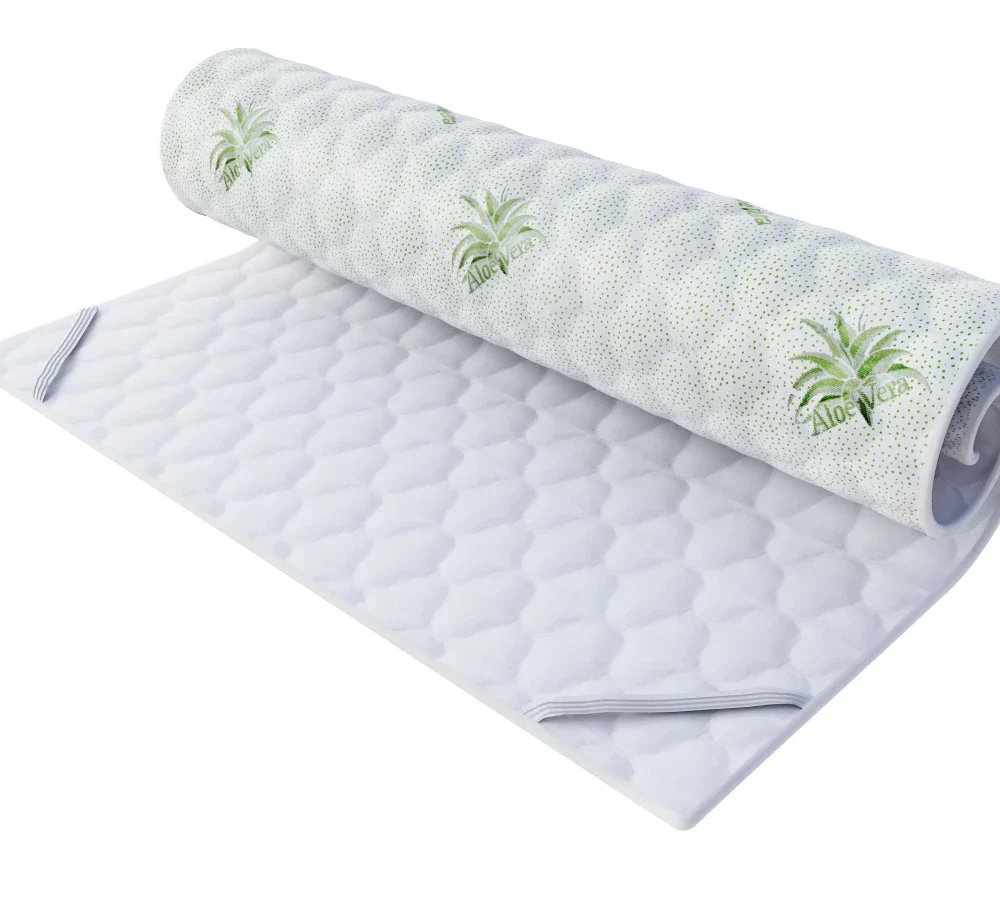 Nakładka na materac KAMA ALOE z gumkami na bokach Rozmiar: 100 x 200