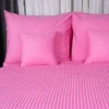Pościel bawełniana 100% różowa (komplet) poszwa + 2 poszewki 70x80 cm + 2 poszewki 40x40 cm Komplety pościeli: 200 x 220