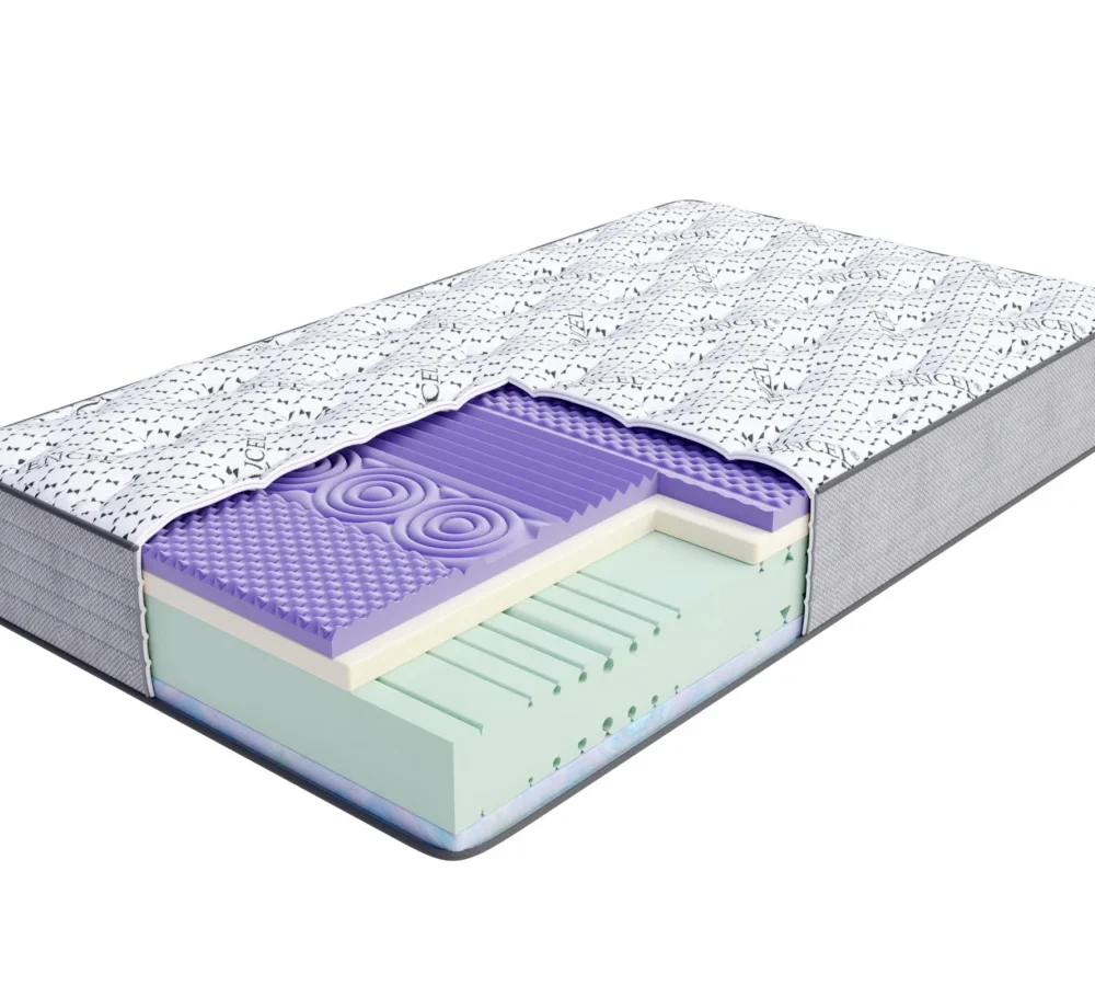 Materac piankowy BRILLANTE - 140 x 200 - H4 twardy / H3 średnio twardy - 26 cm