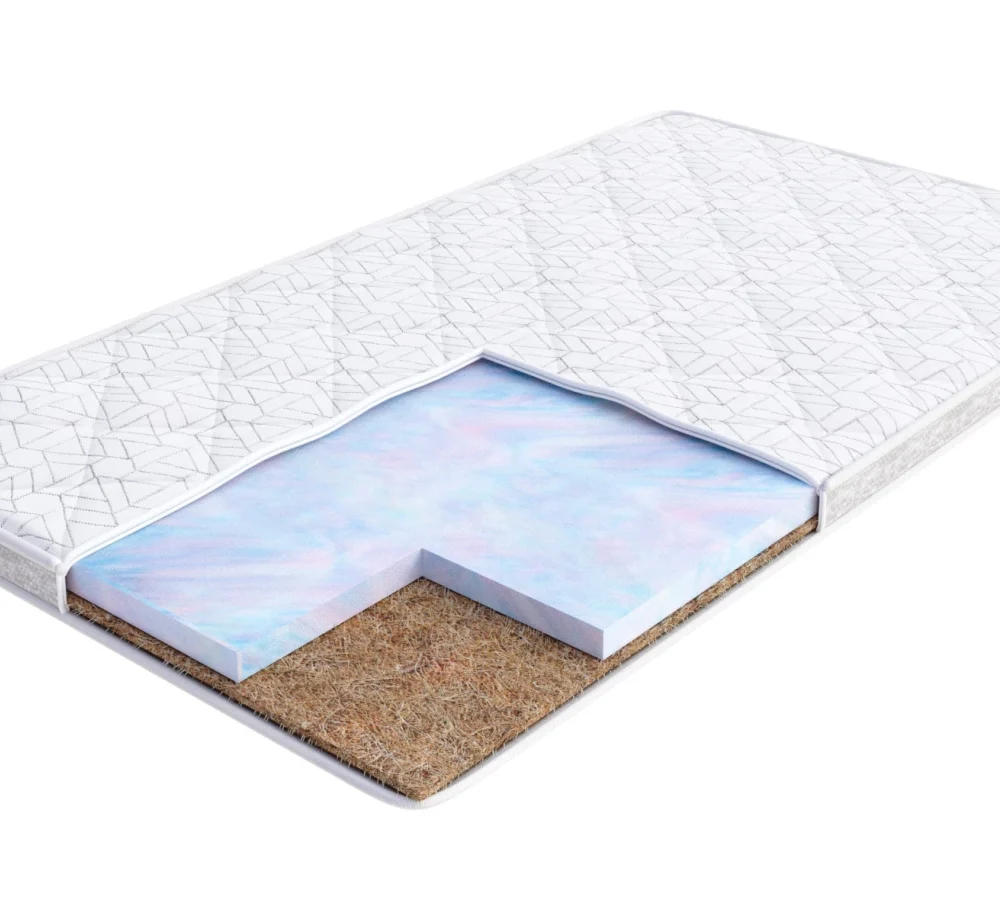 Nakładka na materac BUBBLE KOKOS 7 cm - 160 x 200 - H2 średnio miękki / H4 twardy - 7 cm