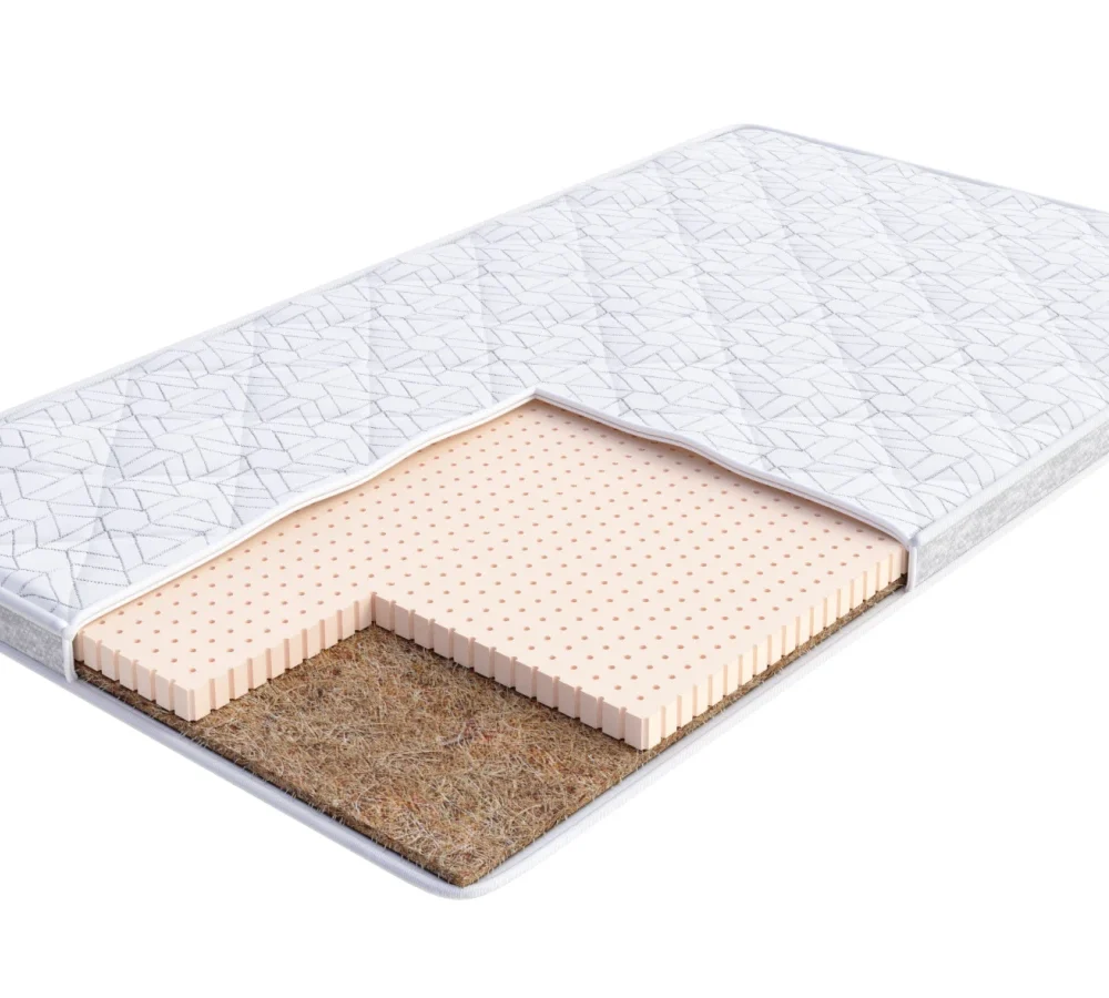 Nakładka na materac LATEKS KOKOS 7 cm - 160 x 200 - H4 twardy / H3 średnio twardy - 7 cm