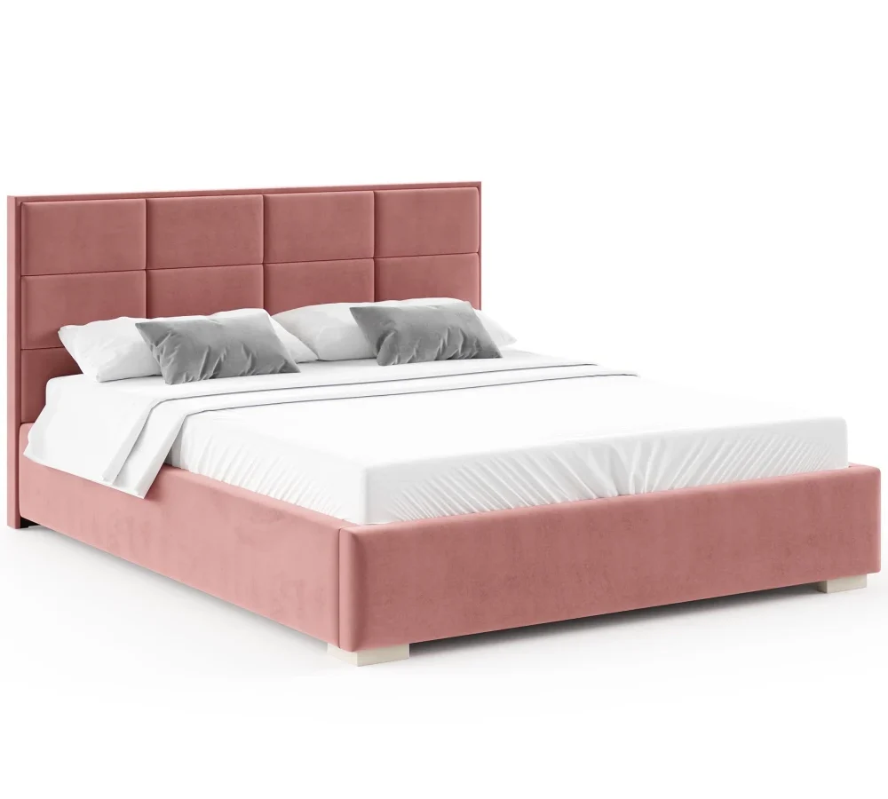 Łóżko tapicerowane APOLLO z pojemnikiem i stelażem podnoszonym - 180x200 - TRINITY - Czarny