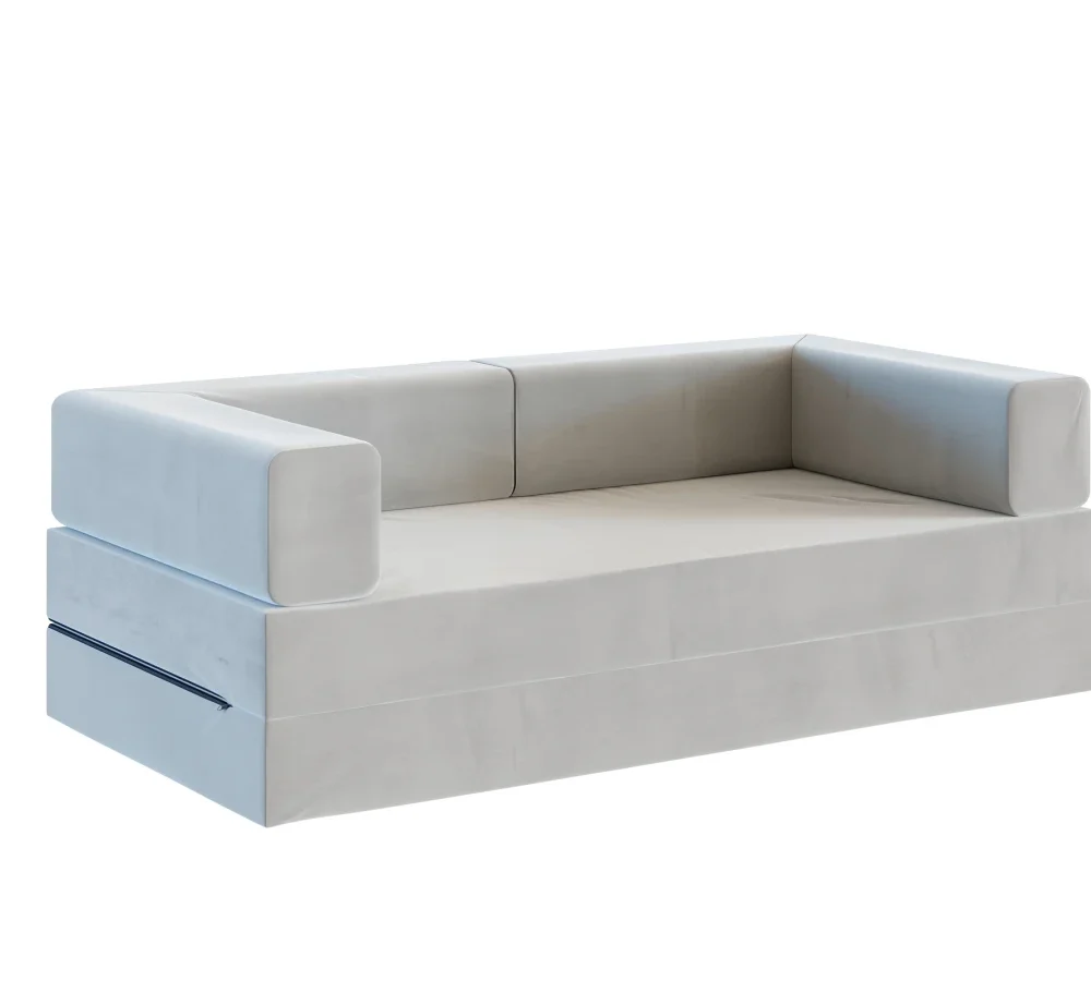 Sofa AVIO wymiary: 200x100x67,5 cm - 200x200 - TRINITY - Czarny