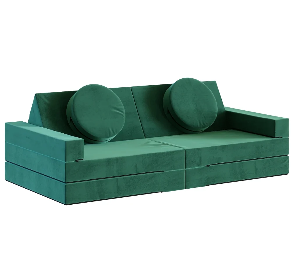 Sofa VARIANT wymiary: 160x80x60 cm - 160x160 - TRINITY - Czarny