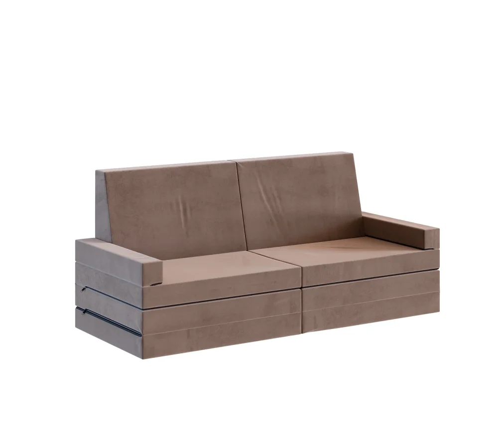Sofa VISION wymiary: 160x70x67 cm - 160x250 - TRINITY - Czarny