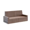 Sofa VISION wymiary: 160x70x67 cm - 160x250 - TRINITY - Czarny