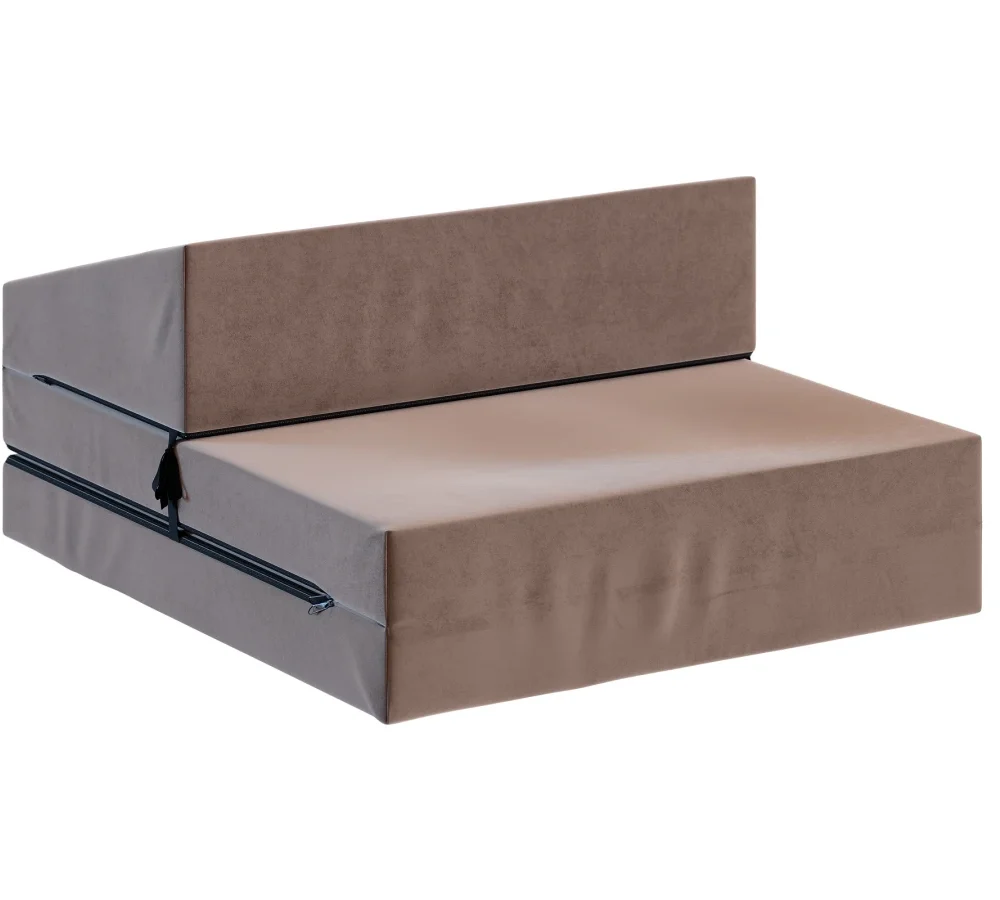 SOFKA SUZI MINI rozkładana, wymiary: 71x204x9 cm - 70x200x9 - TRINITY - Czarny