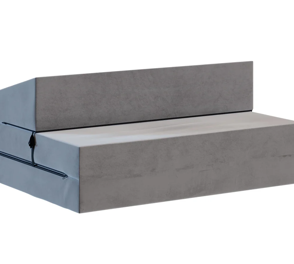 SOFKA SUZI MAXI rozkładana, wymiary 121x204x14 cm - 120x200x14 - TRINITY - Czarny