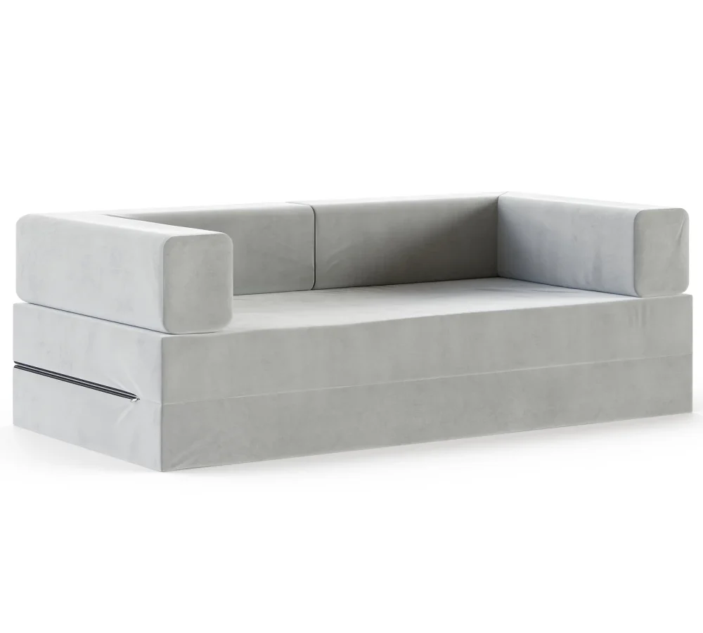 Sofa AVIO rozkładana, wymiary: 200x100x67,5 cm - 200x100 - SZTRUKS - Czarny