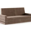 Sofa VISION rozkładana, wymiary: 160x70x67 cm - 160x70 - SZTRUKS - Czarny