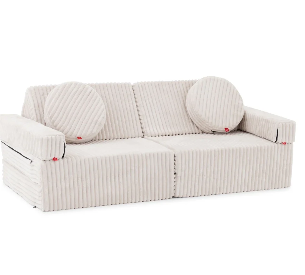 Sofa VARIANT sztruks, powierzchnia spania: 160 x 160 cm - 160x80 - SZTRUKS PRO - Grafitowy